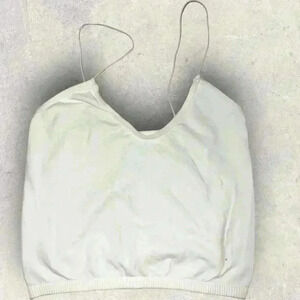 Intimately free people white crop top size xs/s NWOT
